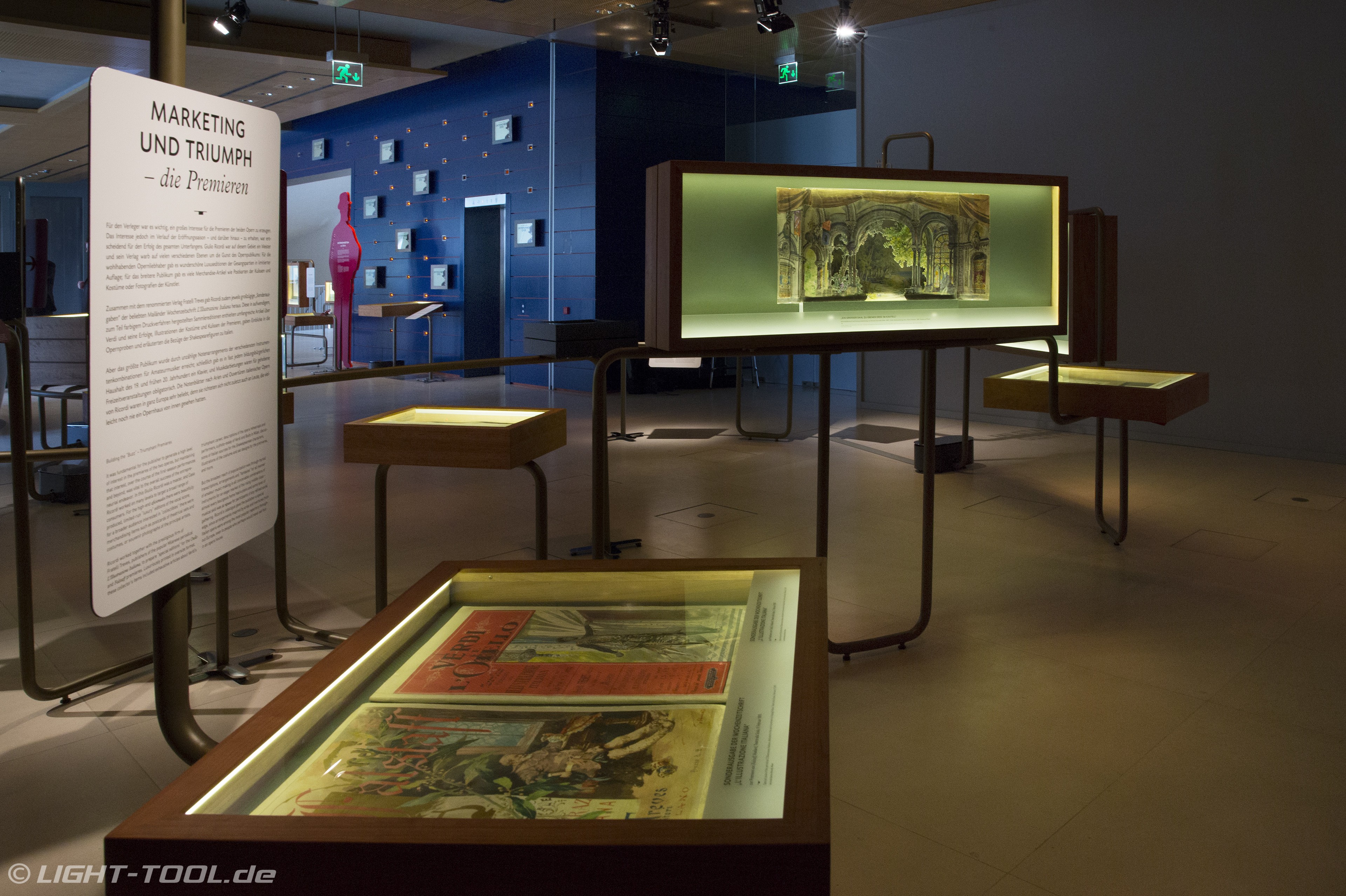 Led Ausstellungs Beleuchtung Halogenfreie Verdi Bertelsmann Haus
