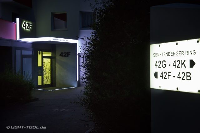 Märkisches Viertel Hauseingänge LED-Beleuchtung Berlin Light-Tool