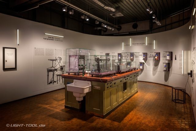 Ausstellungsbeleuchtung Alles Zucker Deutsches Technikmuseum Berlin