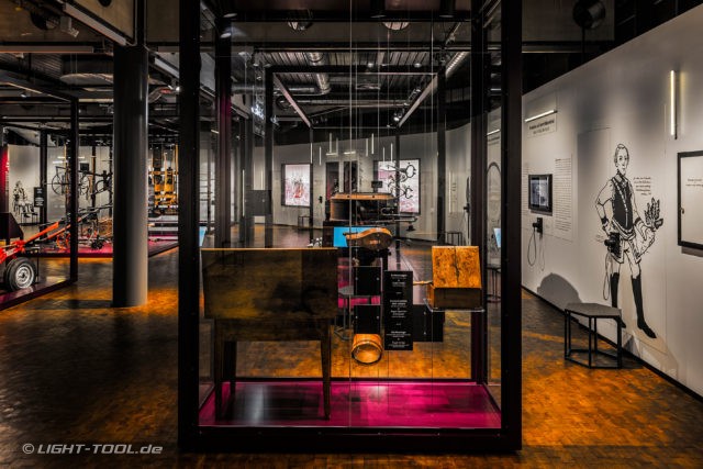 Ausstellungsbeleuchtung Alles Zucker Deutsches Technikmuseum Berlin