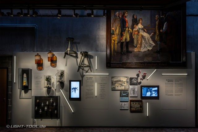 Ausstellungsbeleuchtung Alles Zucker Deutsches Technikmuseum Berlin