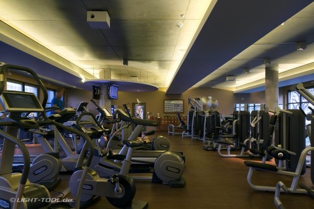 Aspria Spa Fitness Studio LED-Voutenbeleuchtung Berlin Light Tool