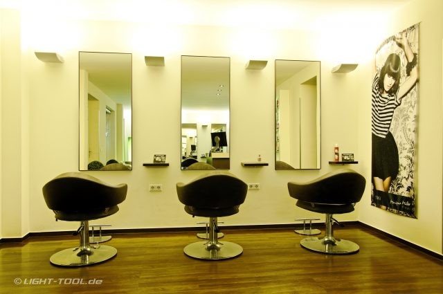 LED RGB Laden Beleuchtung Friseursalon Monique Müller Hennigsdorf Light Tool 08